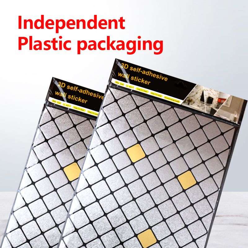 Diseño personalizado 3d autoadhesivas de pared interior pegatinas extraíbles impermeables IXPE mosaico pegatina de pared