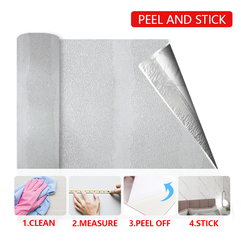 decoración del hogar IXPE levantó arcilla suave autoadhesiva pegatina de pared impermeable para la decoración del dormitorio