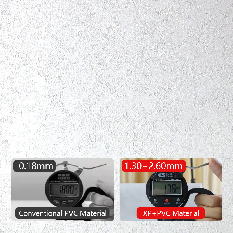 decoración del hogar impermeable pegatina de pared extraíble autoadhesiva IXPE levantada arcilla sua