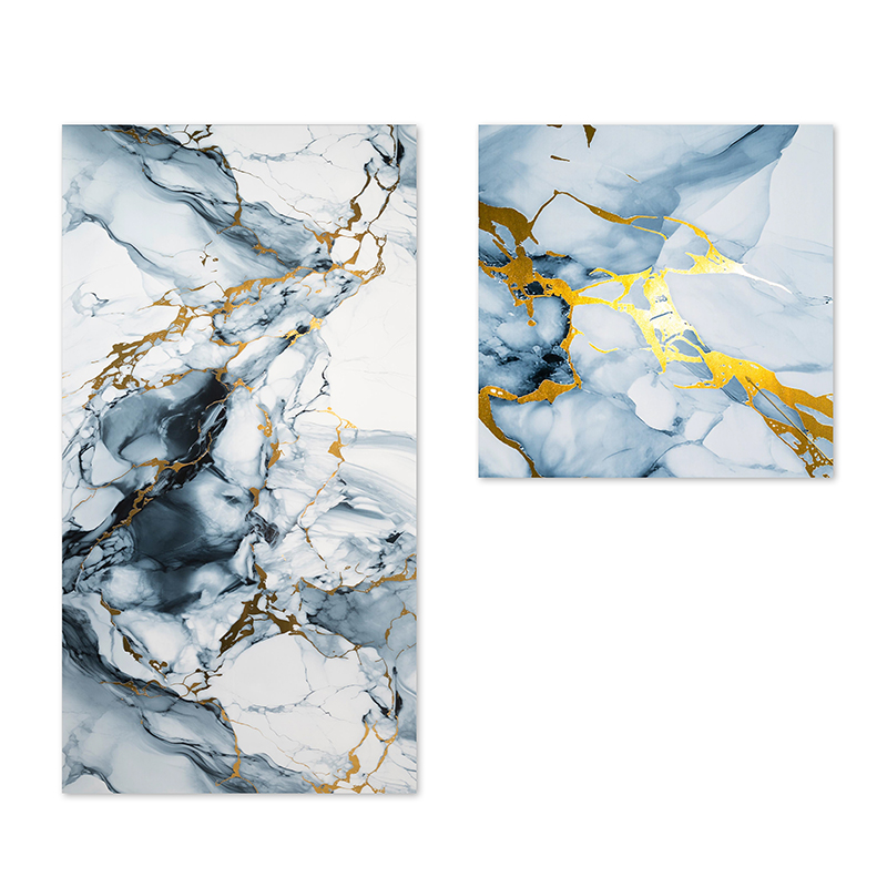 Eco Friendly marble design decorative wall stickers easy cleaning Sound Absorbing IXPE house wall panels sticker