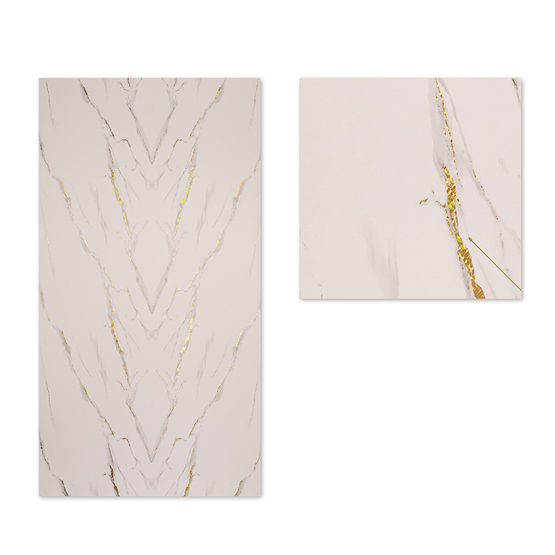 factory wholesale modern design Self Adhesive IXPE Waterproof UV Marble Wall Sticker for Household Use