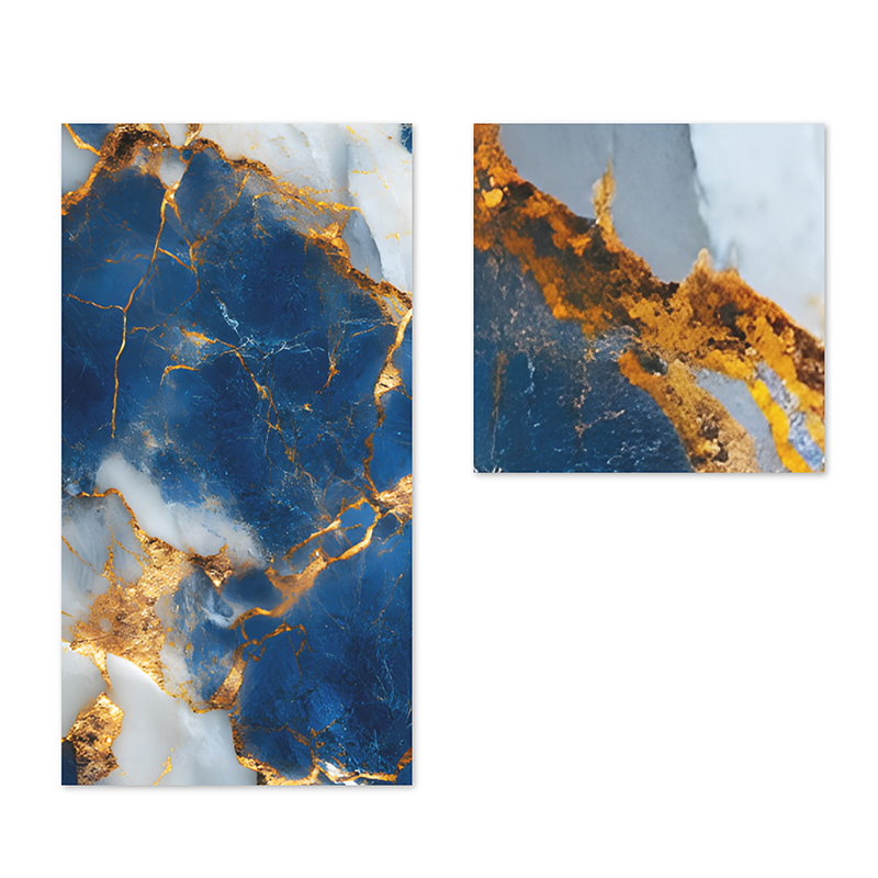 Easy DIY Installation Spanish Style Papel Tapiz Marble Wall Sticker with Metallic Accents