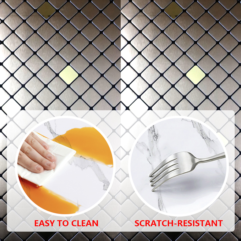 Non-Toxic easy peel 3d wall stickers home decor self-adhesive mosaic wall sticker for Bedroom Living Room