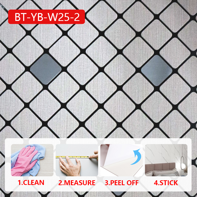 hot sale custom kitchen living room waterproof IXPE mosaic self adhesive 3d wall stickers home decoration