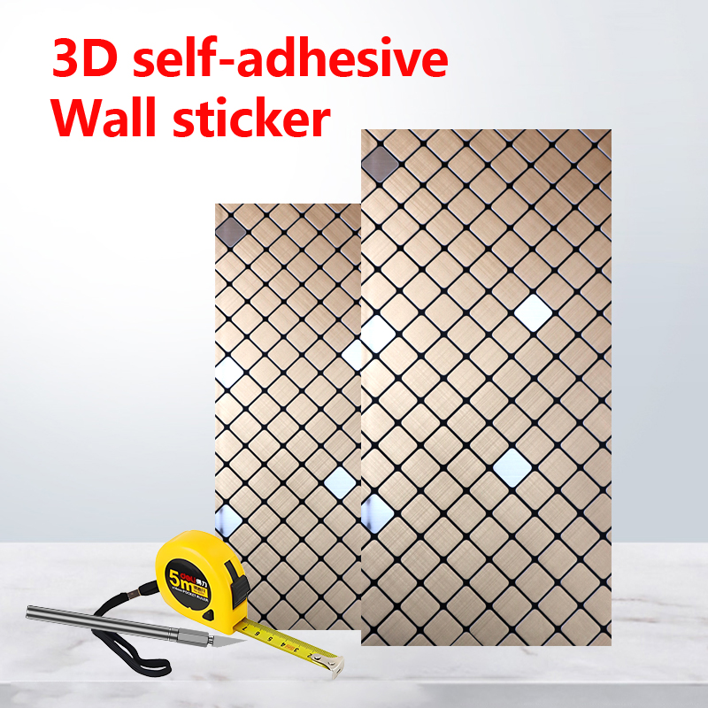 Ecológico decorativo 3 d IXPE pegatina de pared insonorizada autoadhesiva pegatina de mosaico para cocina baño