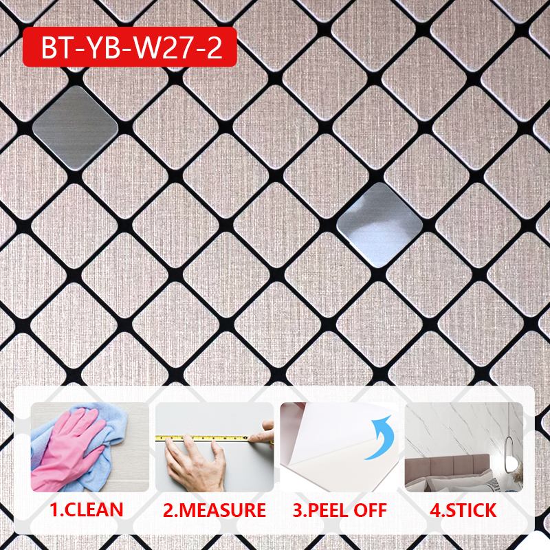 diseño moderno ixpe recubrimiento de pared autoadhesivo pegatina de pared de mosaico impermeable para cocina baño