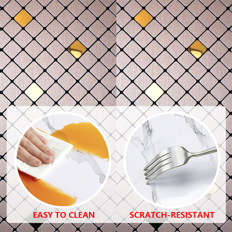 diseño moderno ixpe recubrimiento de pared autoadhesivo pegatina de pared de mosaico impermeable para cocina baño