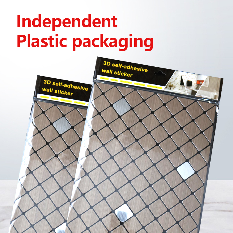 Isolamiento acústico IXPE mosaico pegatina de pared autoadhesiva personalizada decoración del hogar pegatina de pared 3d para sala de estar cocina