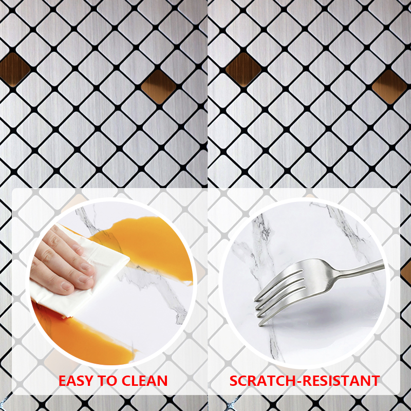 Non-Toxic easy peel 3d wall stickers home decor self-adhesive mosaic wall sticker for Bedroom Living Room