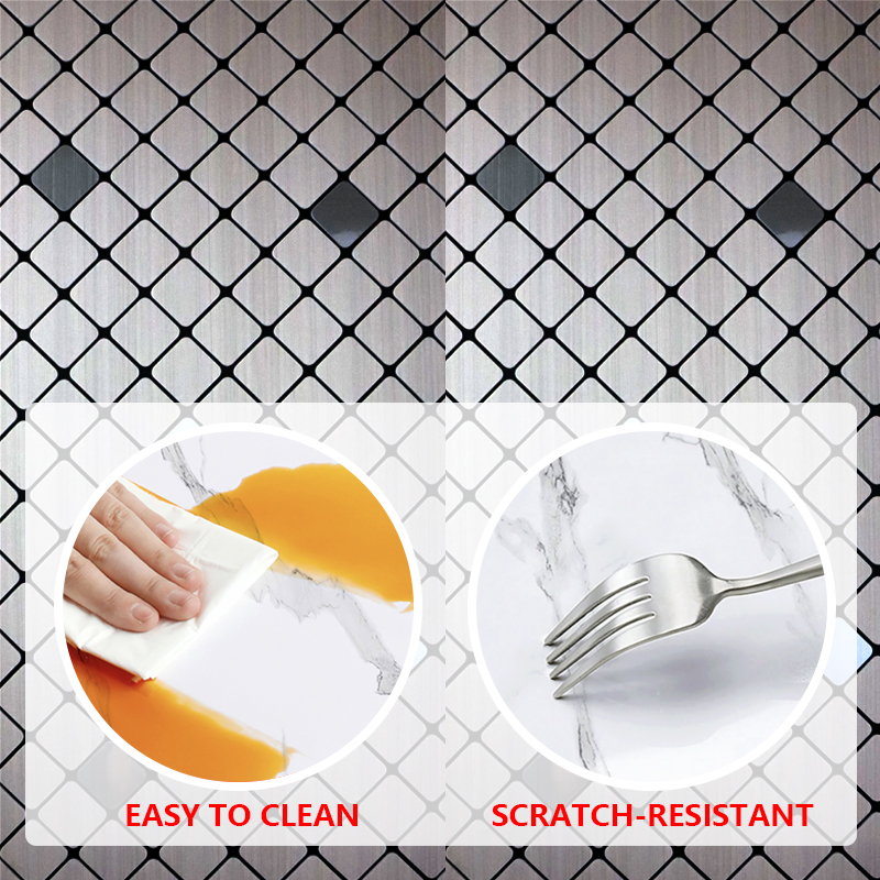 diseño moderno ixpe recubrimiento de pared autoadhesivo pegatina de pared de mosaico impermeable para cocina bañ