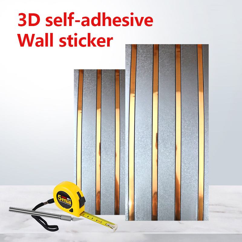 Autoadhesiva personalizada IXPE pegatina de mosaico Baño Cocina impermeable 3d pegatina de pared para la decoración interior