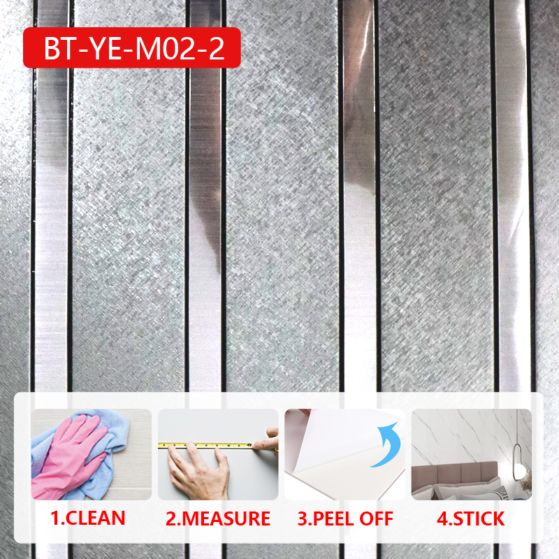 Diseño personalizado 3d autoadhesivas de pared interior pegatinas extraíbles impermeables IXPE mosaico pegatina de pared