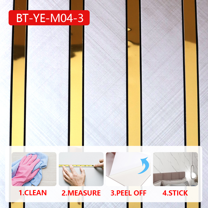 diseño moderno ixpe recubrimiento de pared autoadhesivo pegatina de pared de mosaico impermeable par