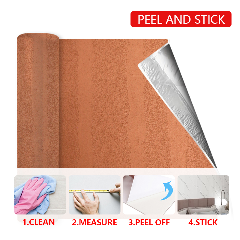 Diseño personalizado pegatina de pared rollo autoadhesivo IXPE levantado pegatinas de arcilla suave para la decoración de la pared