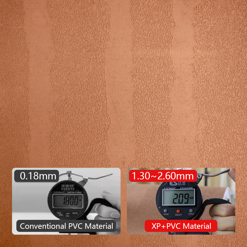 Diseño personalizado pegatina de pared rollo autoadhesivo IXPE levantado pegatinas de arcilla suave 