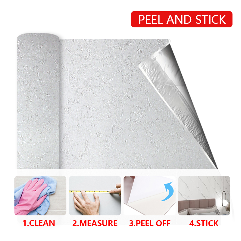 Decoración del hogar ecológica personalizada Autoadhesivo duradero IXPE levantó pegatina de pared de arcilla suave para la sala de estar