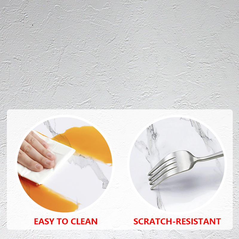 Decoración del hogar ecológica personalizada Autoadhesivo duradero IXPE levantó pegatina de pared de arcilla suave para la sala de estar