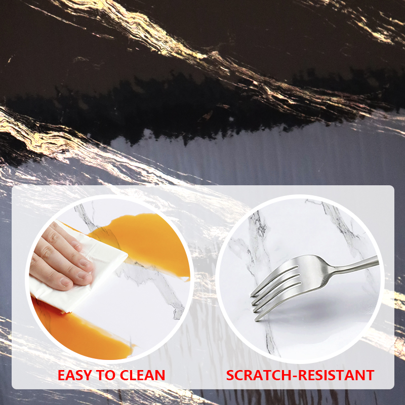 Fácil Instalar Fondos de pantalla extraíbles Papel pegatina de pared de palo de pelado para la transformación rápida de la habitación