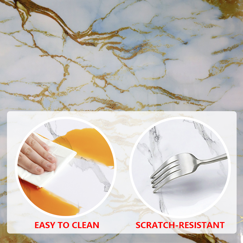 Fácil Instalar Fondos de pantalla extraíbles Papel pegatina de pared de palo de pelado para la transformación rápida de la habitación