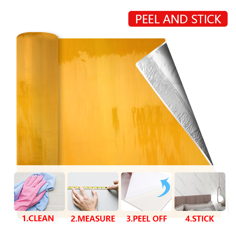 Fácil Instalar Fondos de pantalla extraíbles Papel pegatina de pared de palo de pelado para la transformación rápida de la habitación