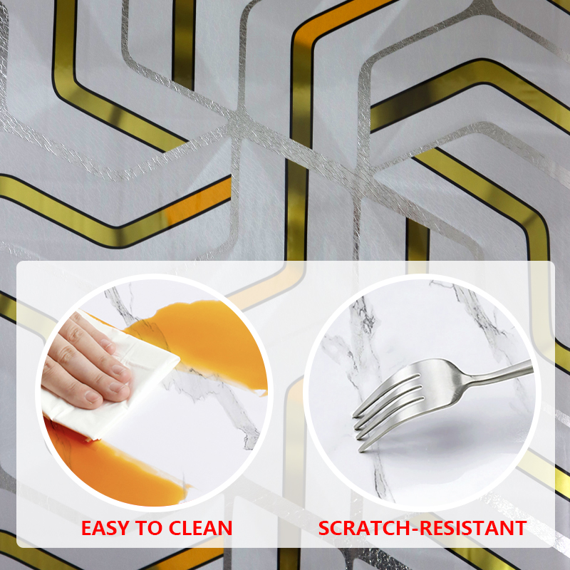 Fácil Instalar Fondos de pantalla extraíbles Papel pegatina de pared de palo de pelado para la transformación rápida de la habitación