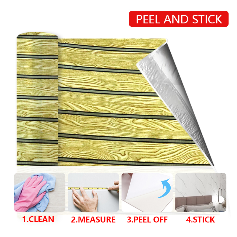 fábrica al por mayor diseño moderno Autoadhesivo IXPE impermeable UV Marble Wall Sticker para uso doméstico