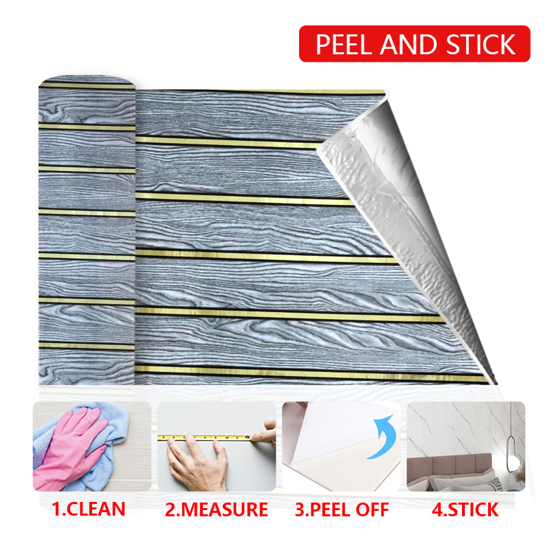 Diseño extraíble reutilizable pegatina de pared de mármol premium Peel y Stick Fondos de pantalla para la decoración del hogar fácil