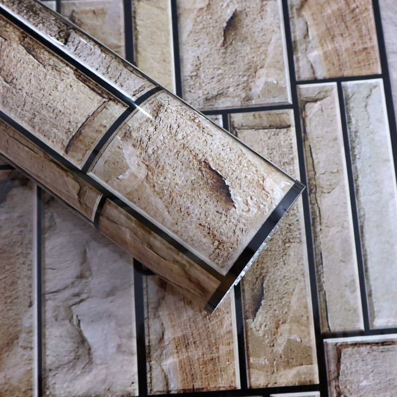 Fácil Instalar Fondos de pantalla extraíbles Papel pegatina de pared de palo de pelado para la transformación rápida de la habitación