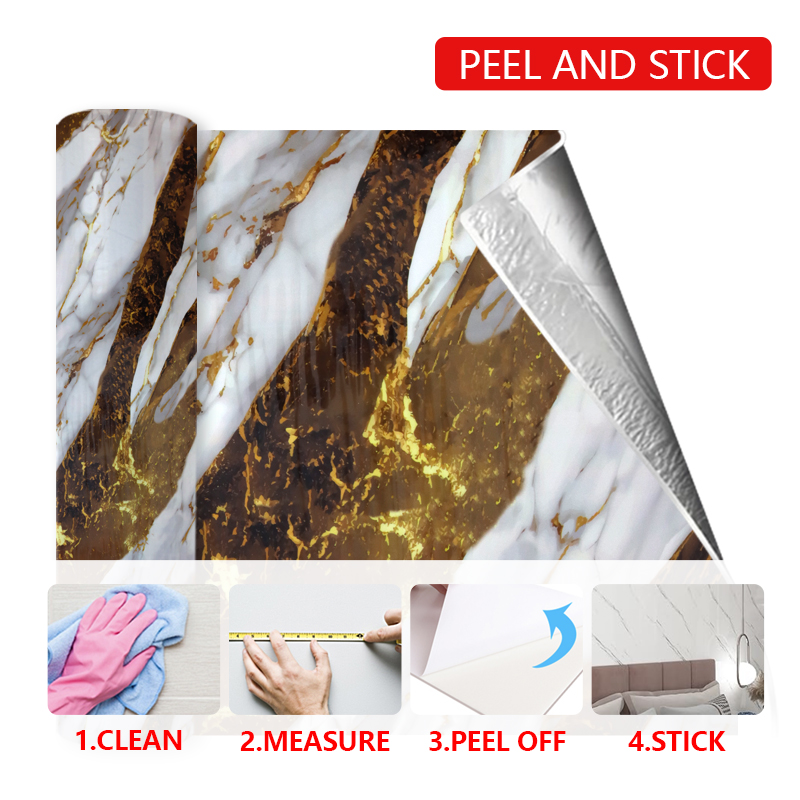 Molde resistente impermeable Ixpe Fondos de pantalla pegatina de pared autoadhesiva para baño y cocina