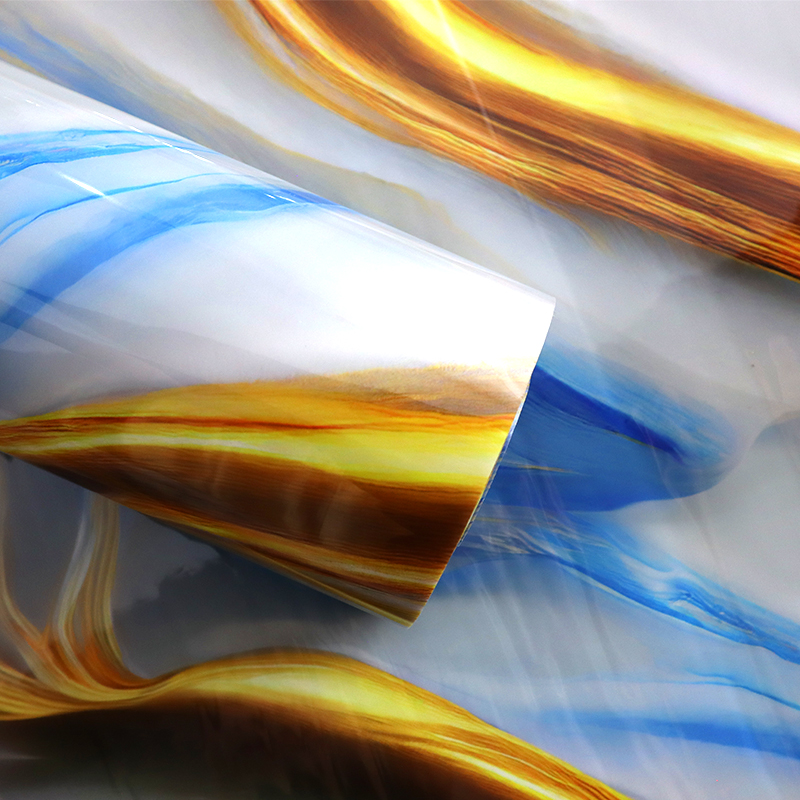 Fácil limpiar superficie autoadhesiva papel de pared lámina de mármol pegatina para sala de estar y dormitorio