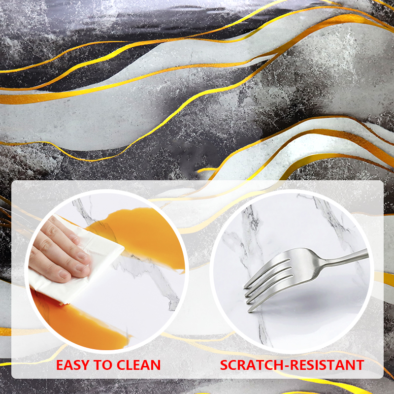 Fácil Instalar Fondos de pantalla extraíbles Papel pegatina de pared de palo de pelado para la transformación rápida de la habitación