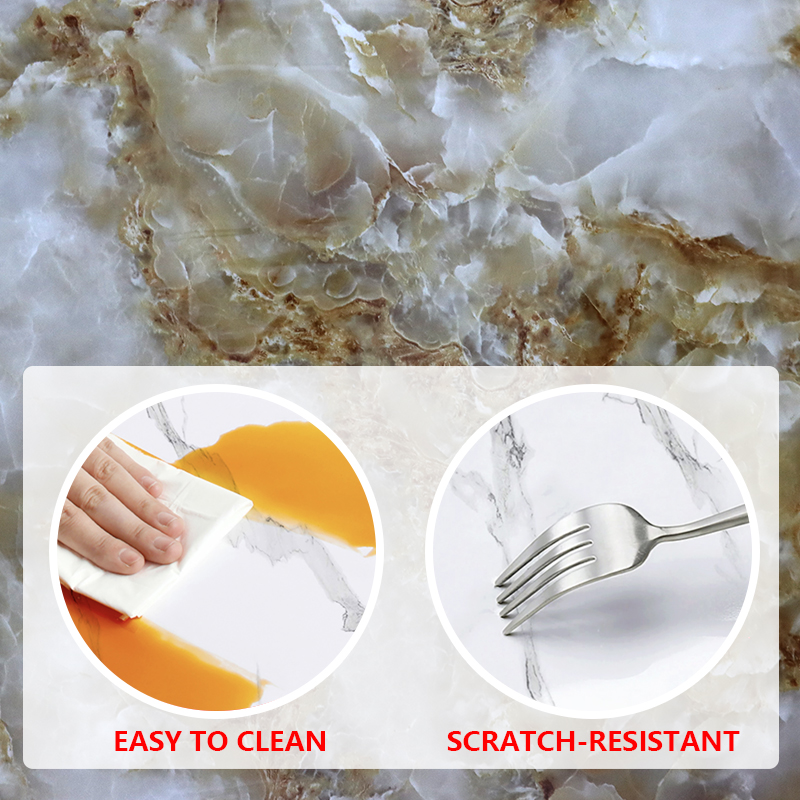 Ixpe Autoadhesivo de la hoja de mármol pegatina impermeable decoración del hogar para interiores modernos