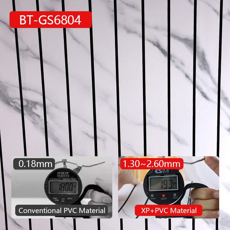 venta caliente autoadhesiva parrilla pegatina anti arañazos decorativo pvc IXPE madera texure pegatina de pared