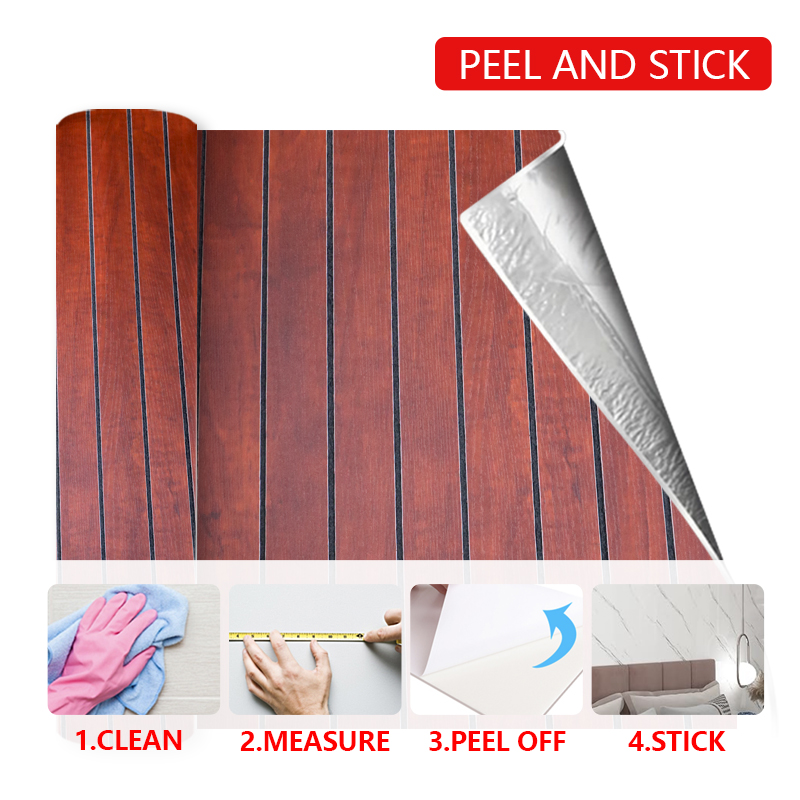 lujo nuevo 3d parrilla de pared pegatinas de pared autoadhesiva IXPE pegatina de pared ranurada para dormitorio