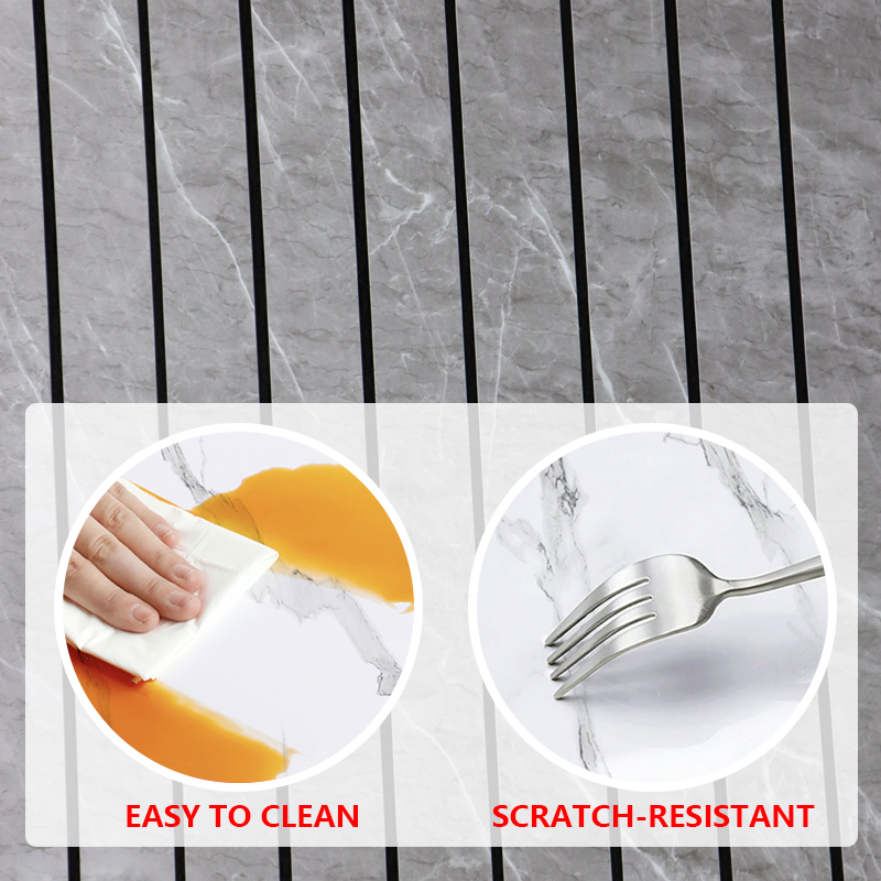 venta al por mayor 3d auto adhesivo patrón de madera pegatina aceite prueba de pared ranurada pegatinas para cocina sala de estar