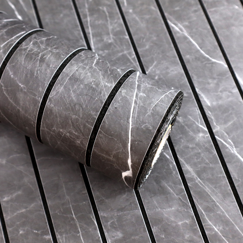 nuevo diseño impermeable ixpe acanalada pegatina de pared anti arañazos alta brillante autoadhesiva de mármol de pared pegatinas