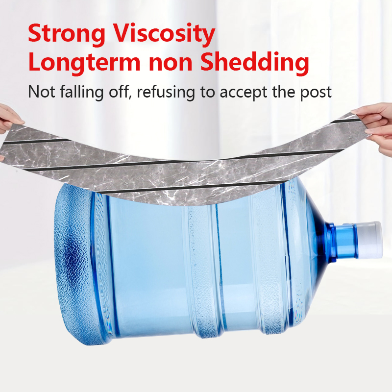 nuevo diseño impermeable ixpe acanalada pegatina de pared anti arañazos alta brillante autoadhesiva de mármol de pared pegatinas