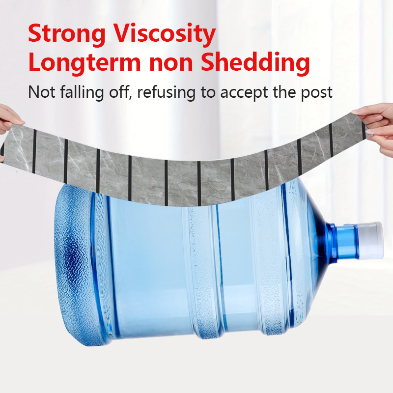 venta al por mayor 3d auto adhesivo patrón de madera pegatina aceite prueba de pared ranura pegatinas para cocina sala de estar