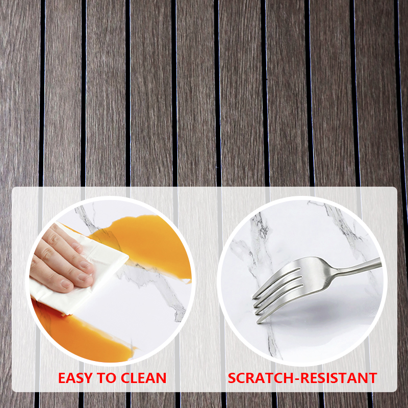 nuevo diseño impermeable ixpe acanalada pegatina de pared anti arañazos alta brillante autoadhesiva de mármol de pared pegatinas