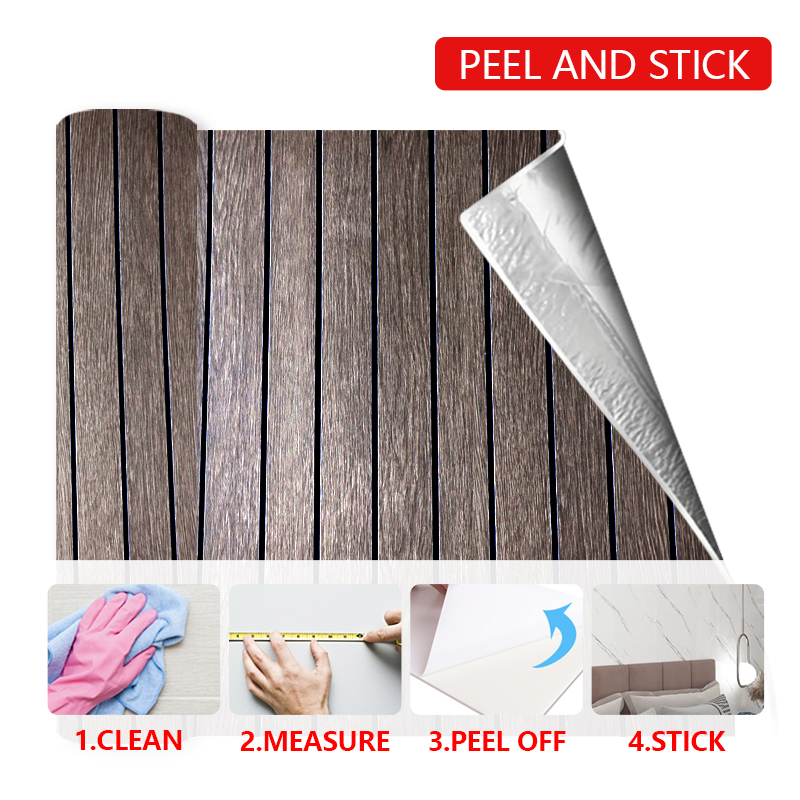 nuevo diseño impermeable ixpe acanalada pegatina de pared anti arañazos alta brillante autoadhesiva de mármol de pared pegatinas