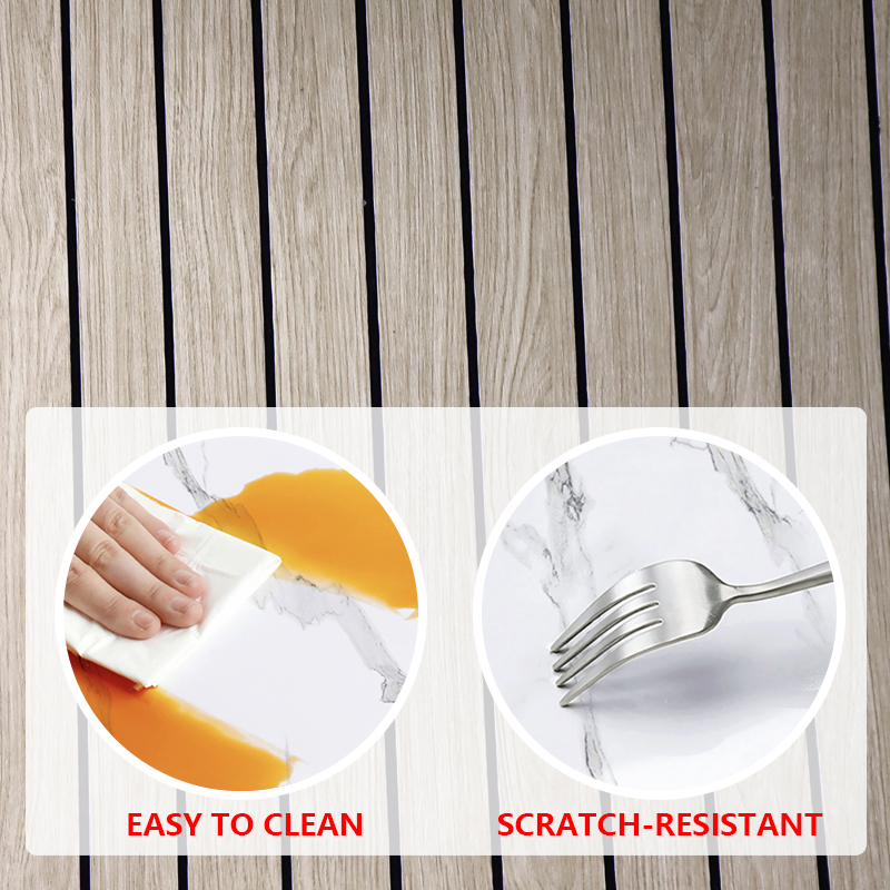 casa moderna Autoadhesiva IXPE Pegatina de pared ranurada Pegatinas de pared de rejilla de patrón de madera de moda duradera