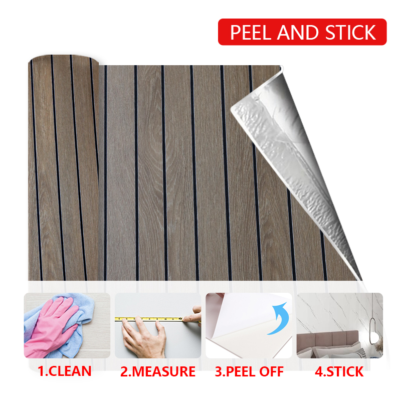 lujo nuevo 3d parrilla de pared pegatinas de pared autoadhesiva IXPE pegatina de pared ranurada para dormitorio