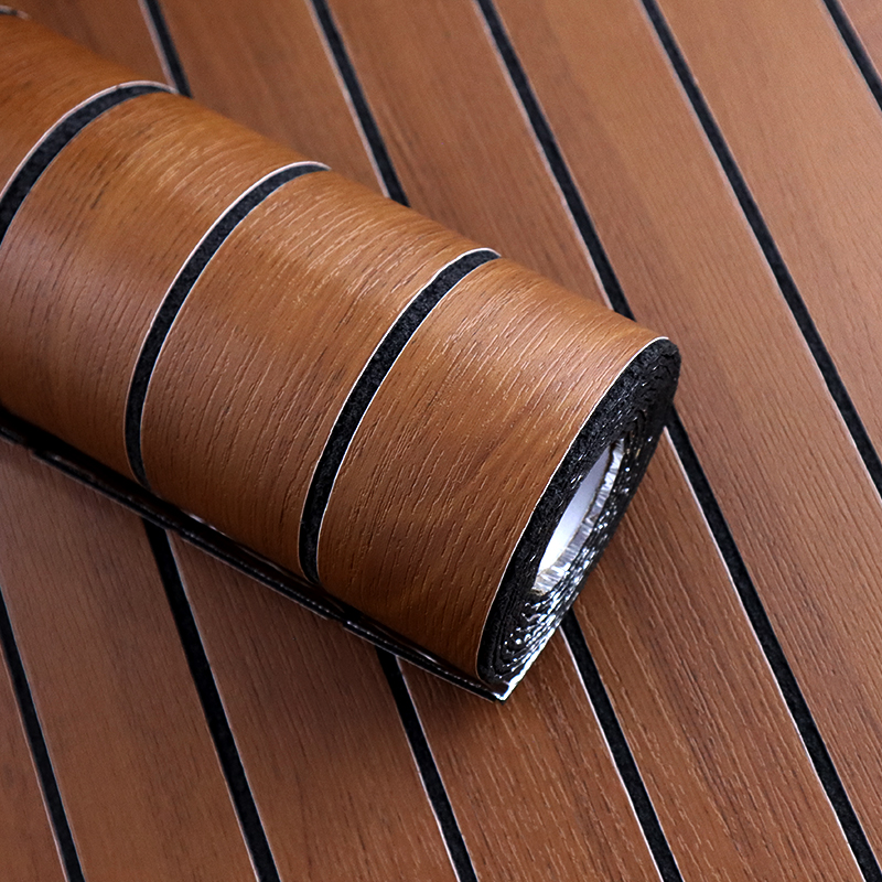 hot selling self-adhesive grille wall sticker anti scratch decorative pvc IXPE wood texure wall sticker