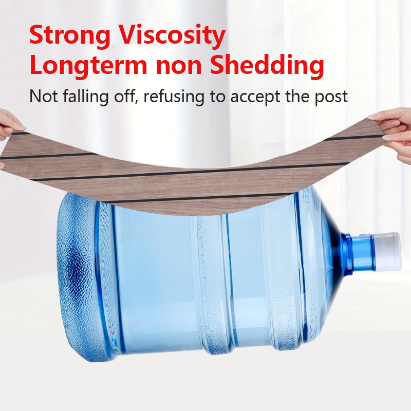 fashion wood grain self-adhesive ixpe fluted wall panel sticker 3d grille wall sticker for wall decoration