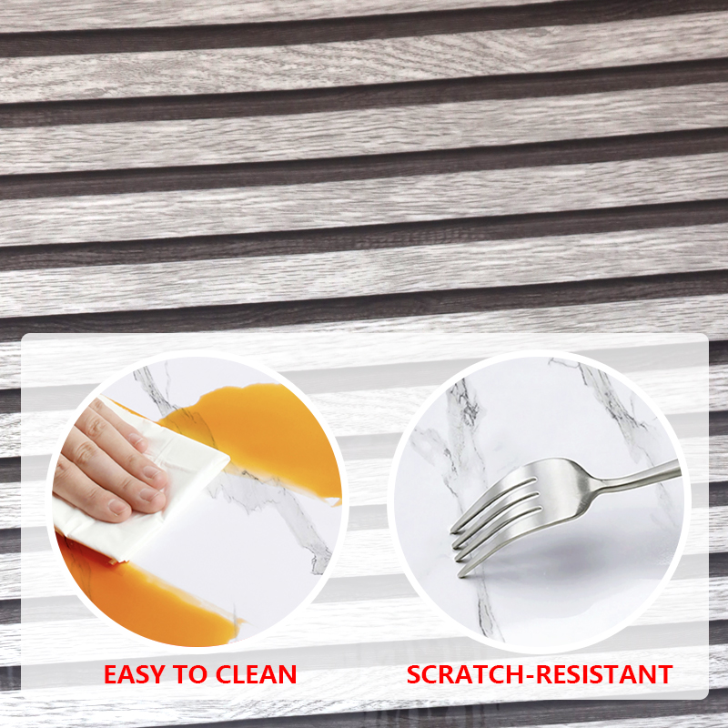 custom color Fluted Wall Stickers wood pattern ixpe self adhesive wall stickers for Living Room and bedroom