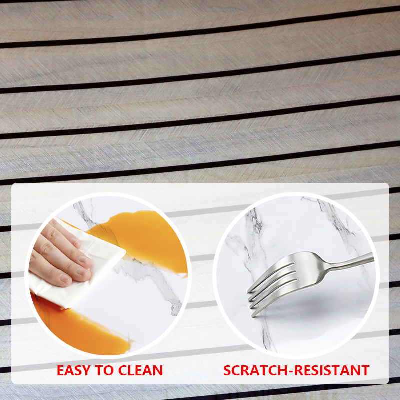 Autoadhesiva impermeable de grano de mármol de alto brillo ixpe 3d pegatina de pared ranurada para sala de estar y baño