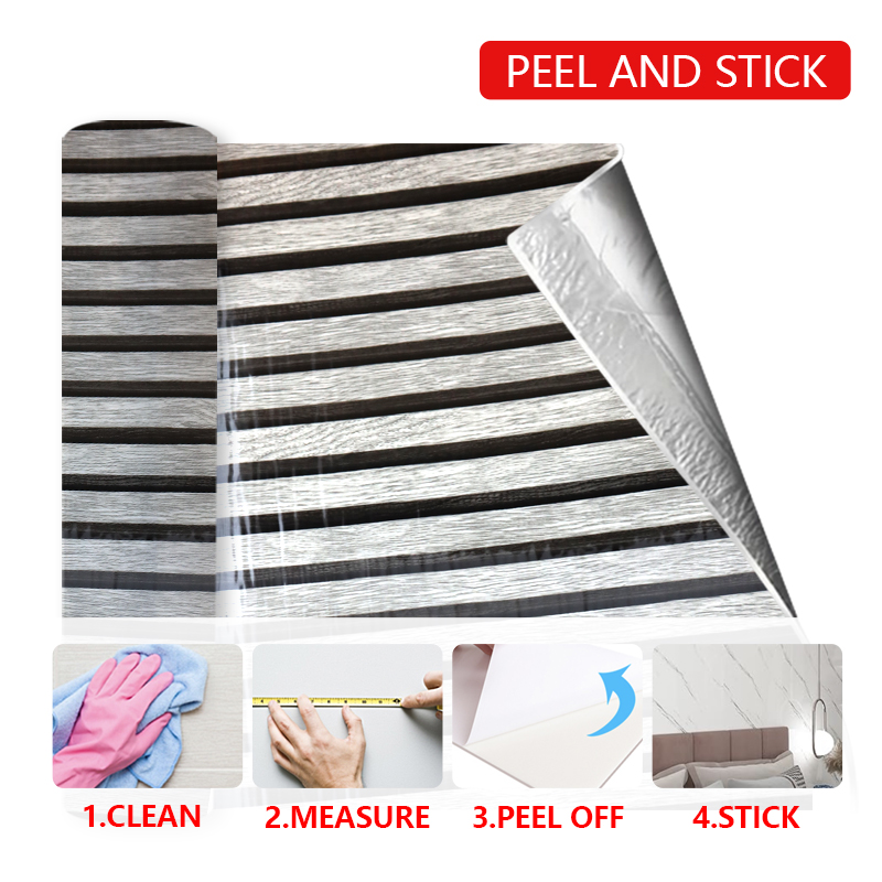 nuevo diseño impermeable ixpe acanalada pegatina de pared anti arañazos alta brillante autoadhesiva de mármol de pared pegatinas