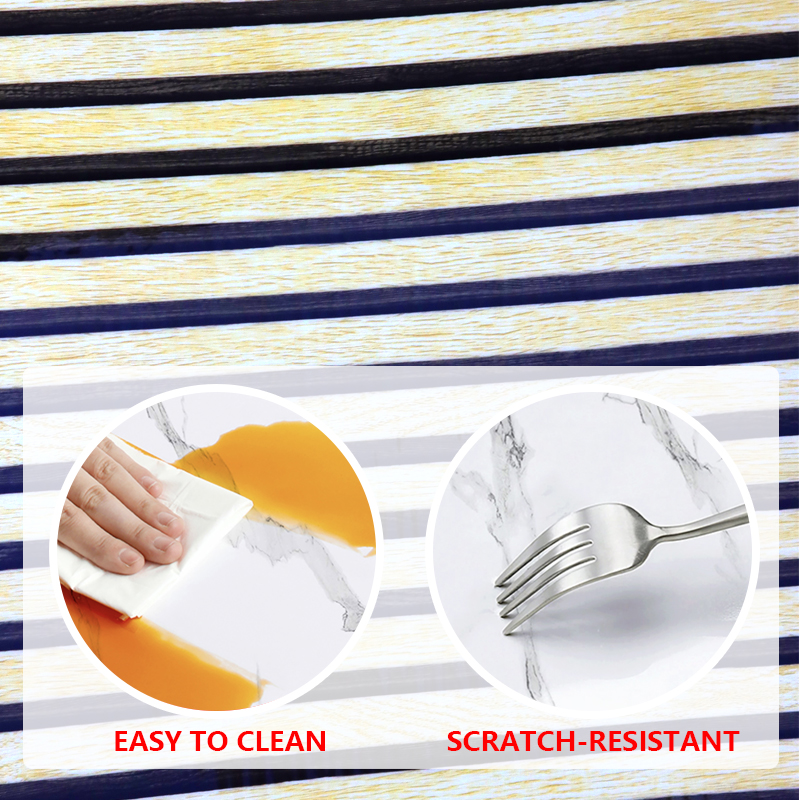 Autoadhesiva impermeable de grano de mármol de alto brillo ixpe 3d pegatina de pared ranurada para sala de estar y baño