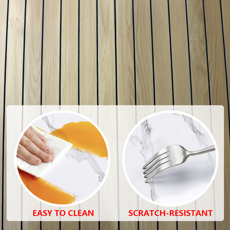 nuevo diseño impermeable ixpe acanalada pegatina de pared anti arañazos alta brillante autoadhesiva de mármol de pared pegatinas