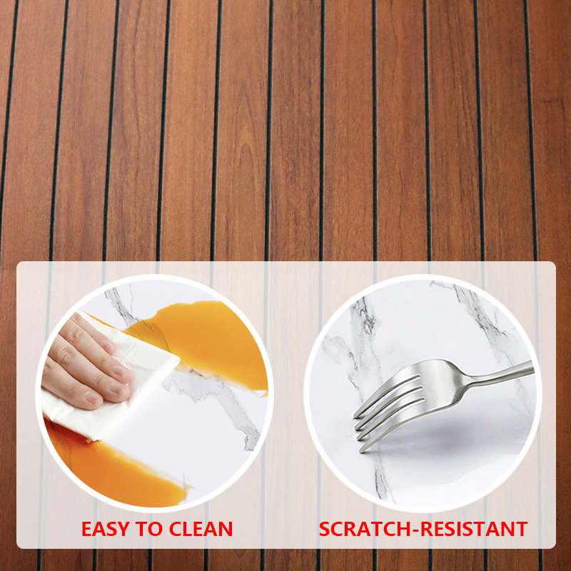 OEM Decoración del hogar 3d rejilla autoadhesiva pegatina de pared grano de madera extraíble IXPE ranurada pegatina del panel de pared